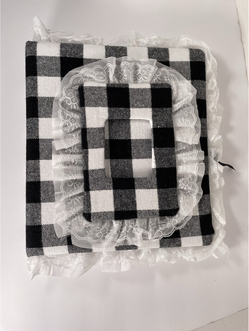OOAK Handmade Buffalo Plaid 3-Ring Binder Organizer Country Farmhouse 90’s